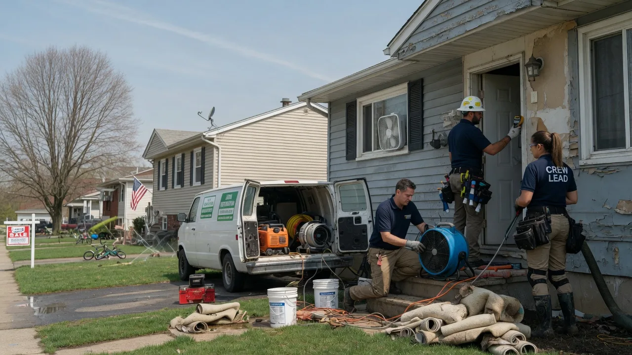 Flood Cleanup in Paris Crossing, IN near me