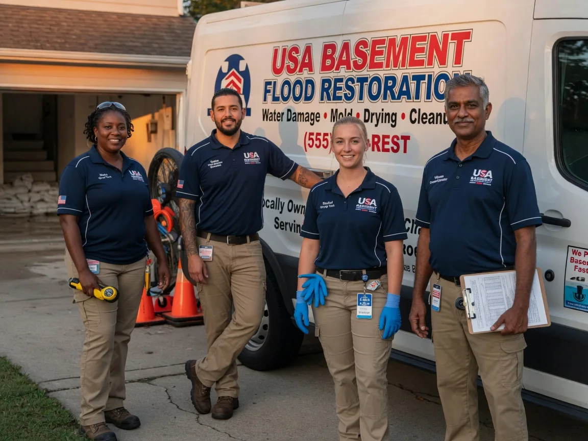 Basement Flood Cleanup company in Paris Crossing, IN